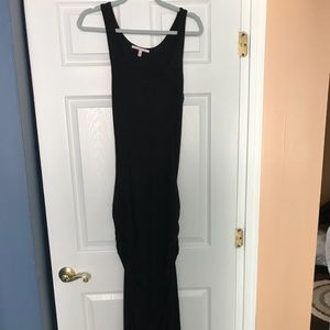 Black maxi dress.
